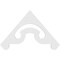 Ekena Millwork Pitch Northwest Architectural Grade PVC Gable Pediment, 36"W x 21"H x 1"P (14/12) GPP036X021X100NOR - alternate 5